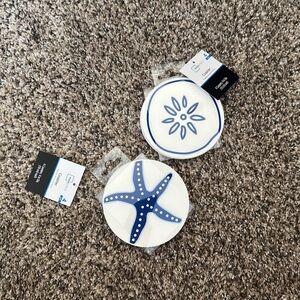 2 packs of silicone coasters 4 coasters in each pack